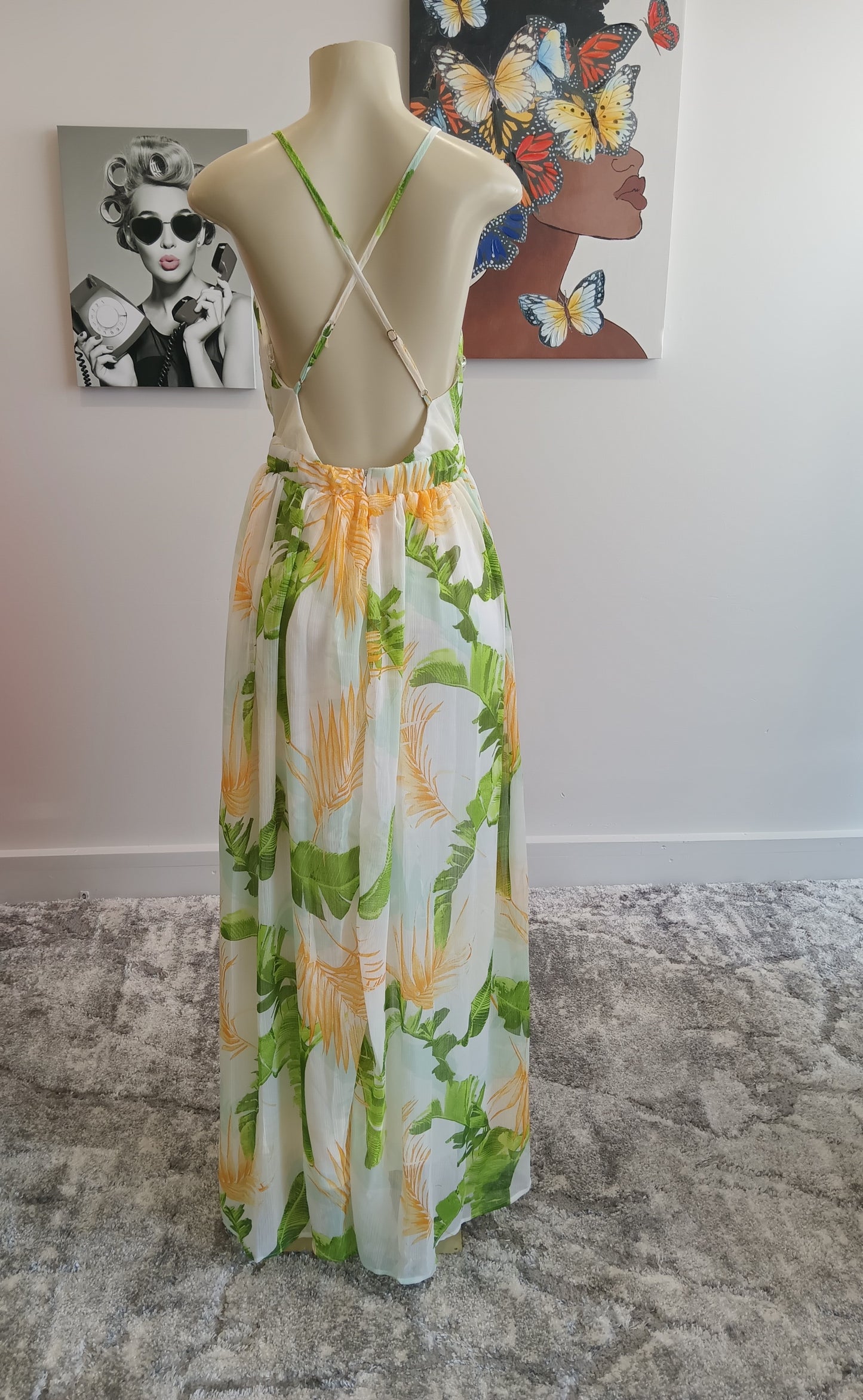 STRAPPY MAXI DRESS